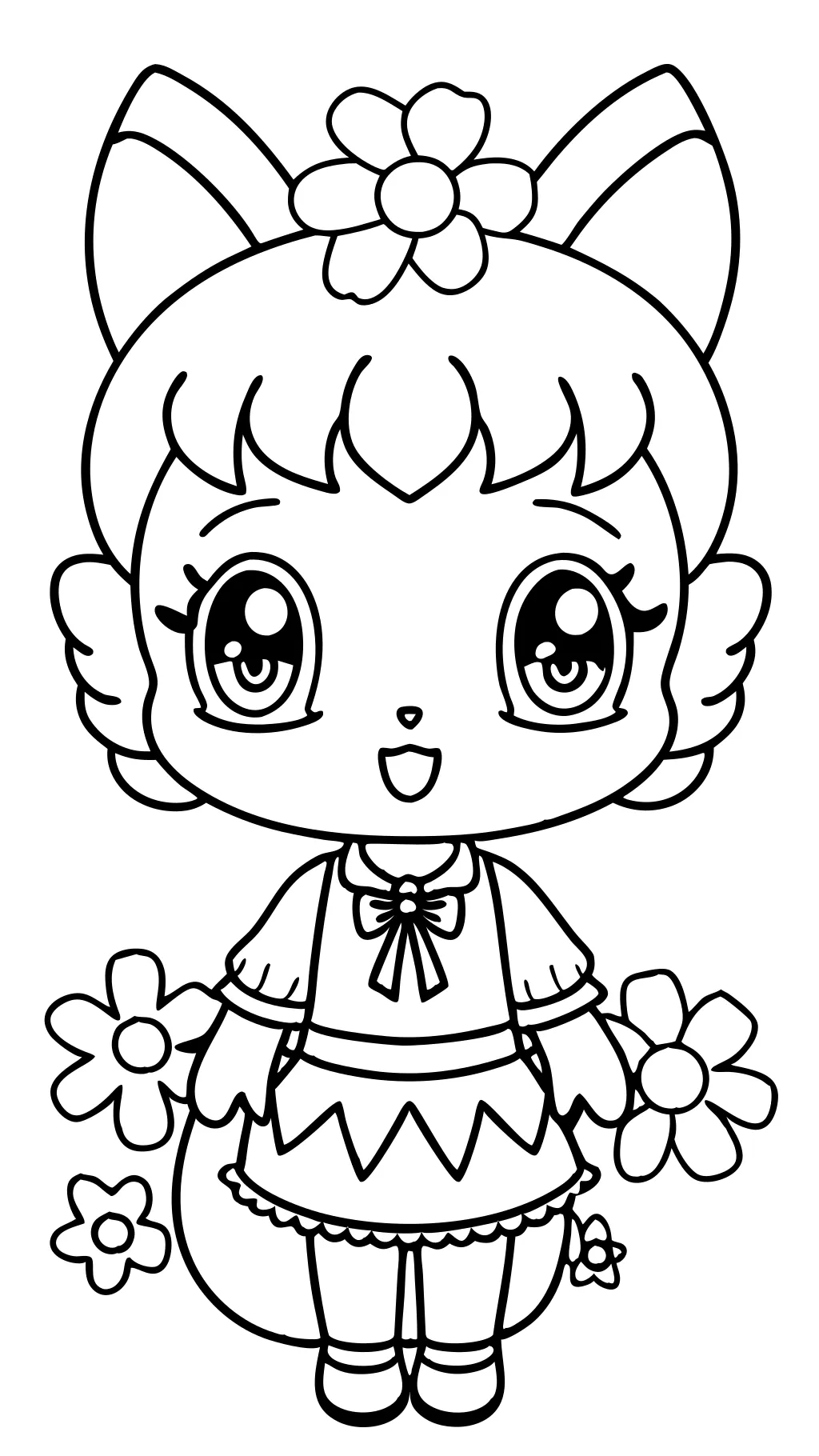 coloriage kawaii chibi